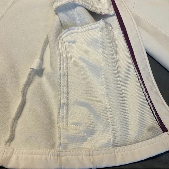 Snozu Performance Jacket Full Zip White Soft Ladies Size Medium*READ* - Picture 10 of 13